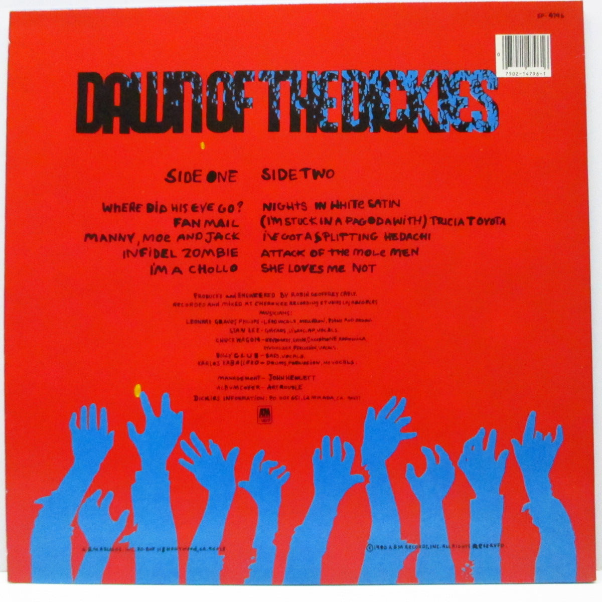 DICKIES, THE (ディッキーズ) - Dawn Of The Dickies (US オリジナル LP) '80年セカンド!