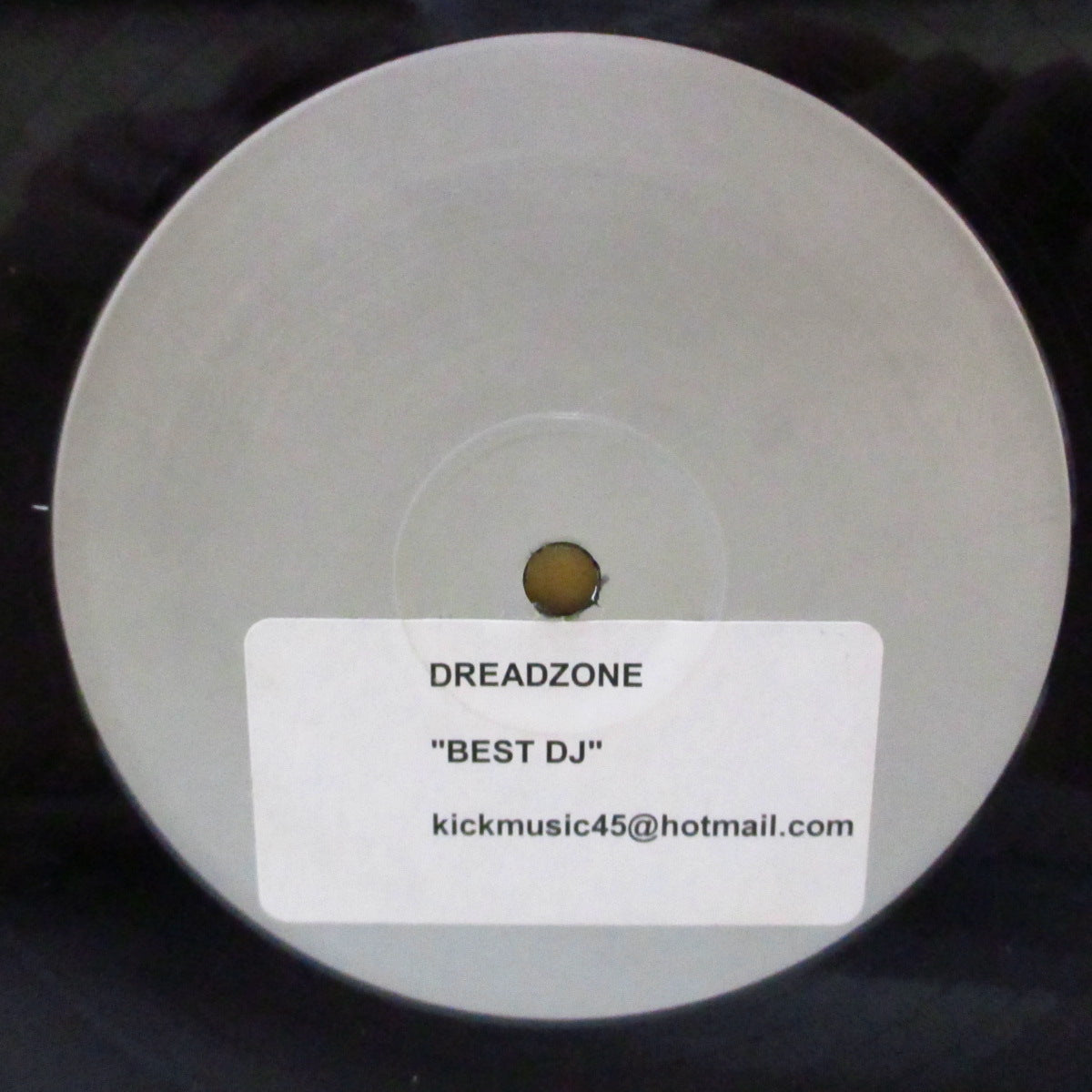 DREADZONE (ドレッドゾーン) - Best DJ (UK オリジナル片面1曲のみ収録33回転 12インチ/プレーン白大カットスリーブ)