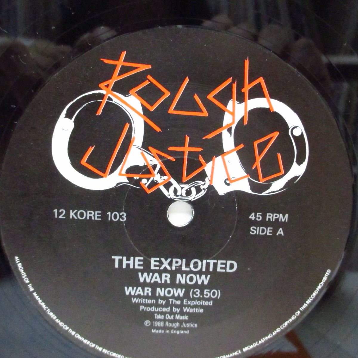 EXPLOITED, THE (ジ・エクスプロイテッド) - War Now +2 (UK オリジナル 12") 近年稀な美品!