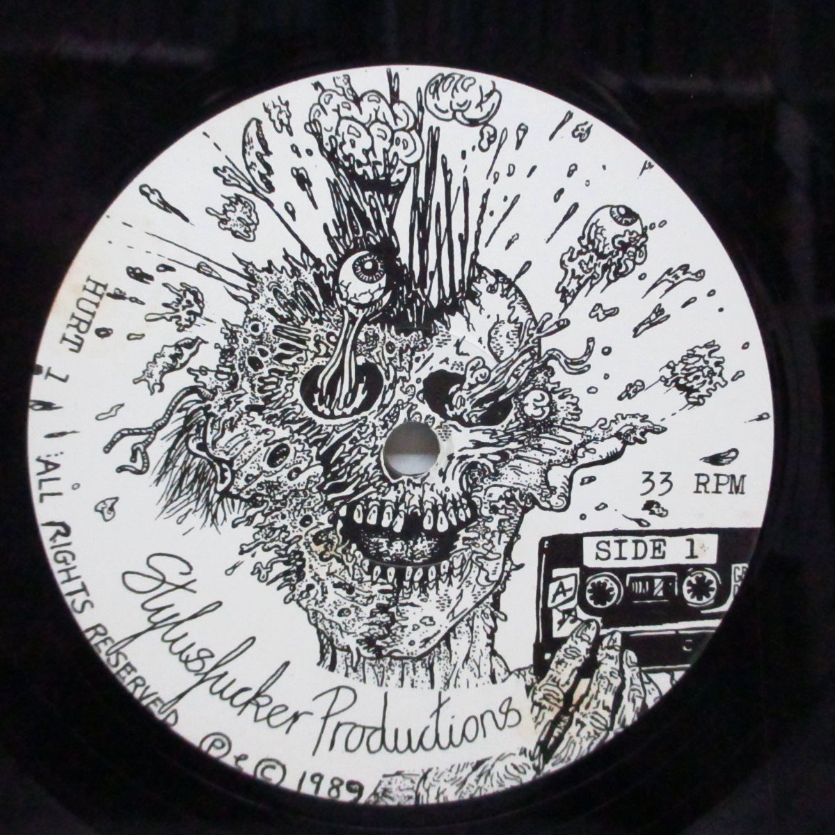 EXTREME NOISE TERROR (エクストリーム・ノイズ・テラー) - A Holocaust In Your Head (UK オリジナル LP+インナー)