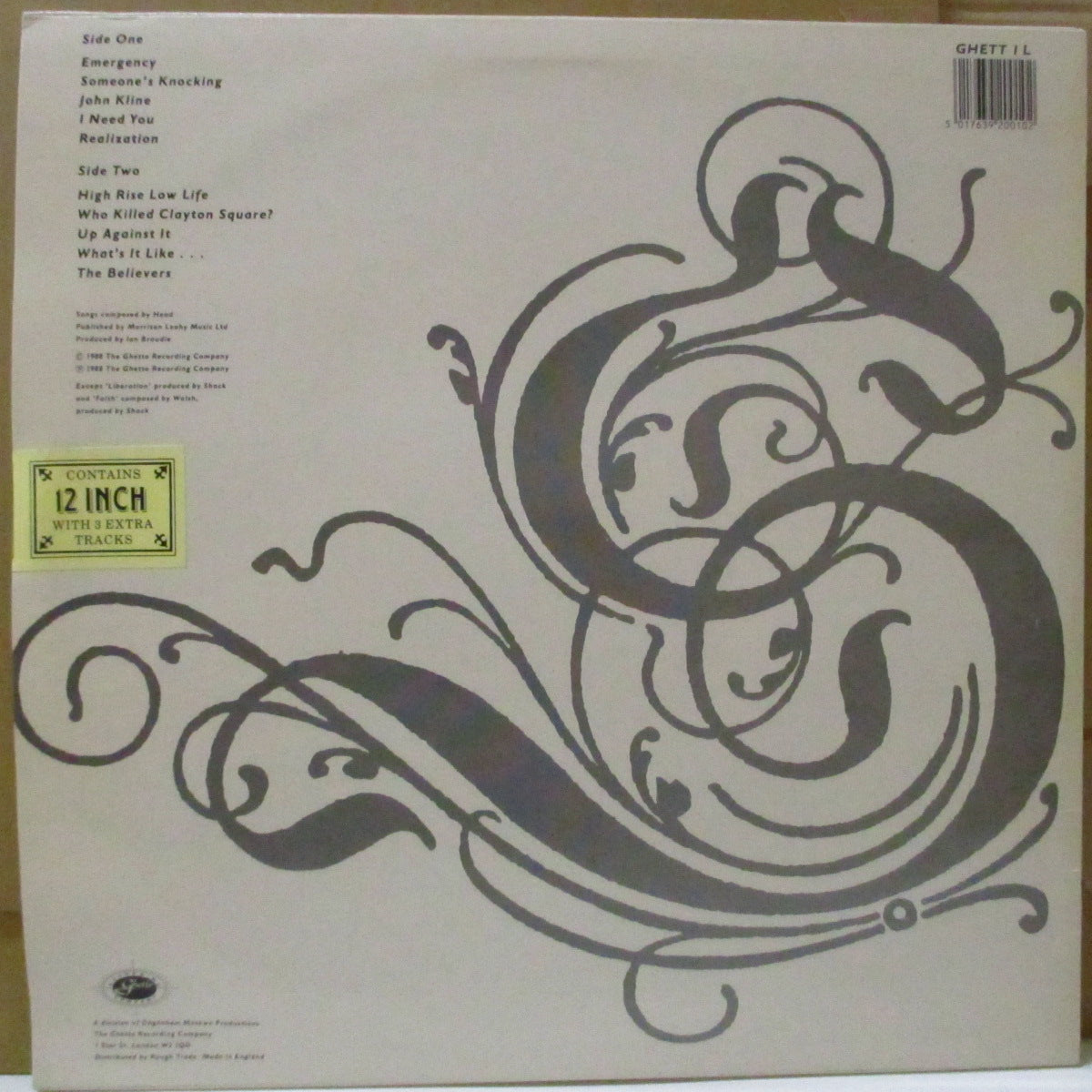 SHACK (シャック) - Zilch (UK 限定 LP+片面12インチ+光沢インサート/レアステッカー付きジャケ)