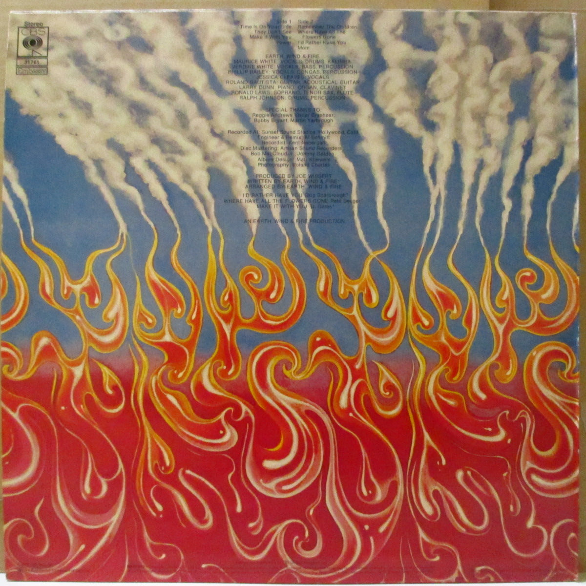 EARTH, WIND & FIRE (アース・ウィンド・アンド・ファイアー) - Last Days And Time (UK '79 再発ステレオ LP)名作サード・アルバム!美品。