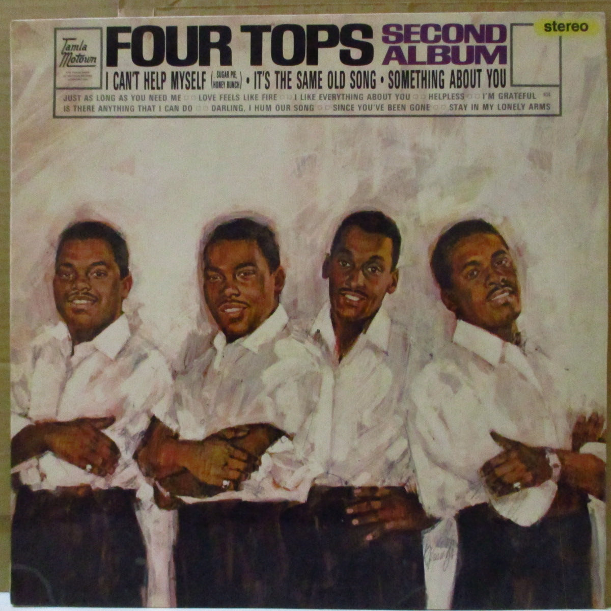 FOUR TOPS (フォー・トップス) - Second Album (UK '66 初回オリジナル・ステレオLP/表面コーティング3面折り返しジャケ)近年稀な美品