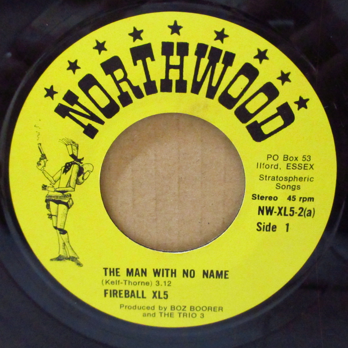 FIREBALL XL5 (ファイヤーボールXL5) - Man With No Name (UK '84 オリジナル 7インチ/光沢固紙折り返しジャケ)