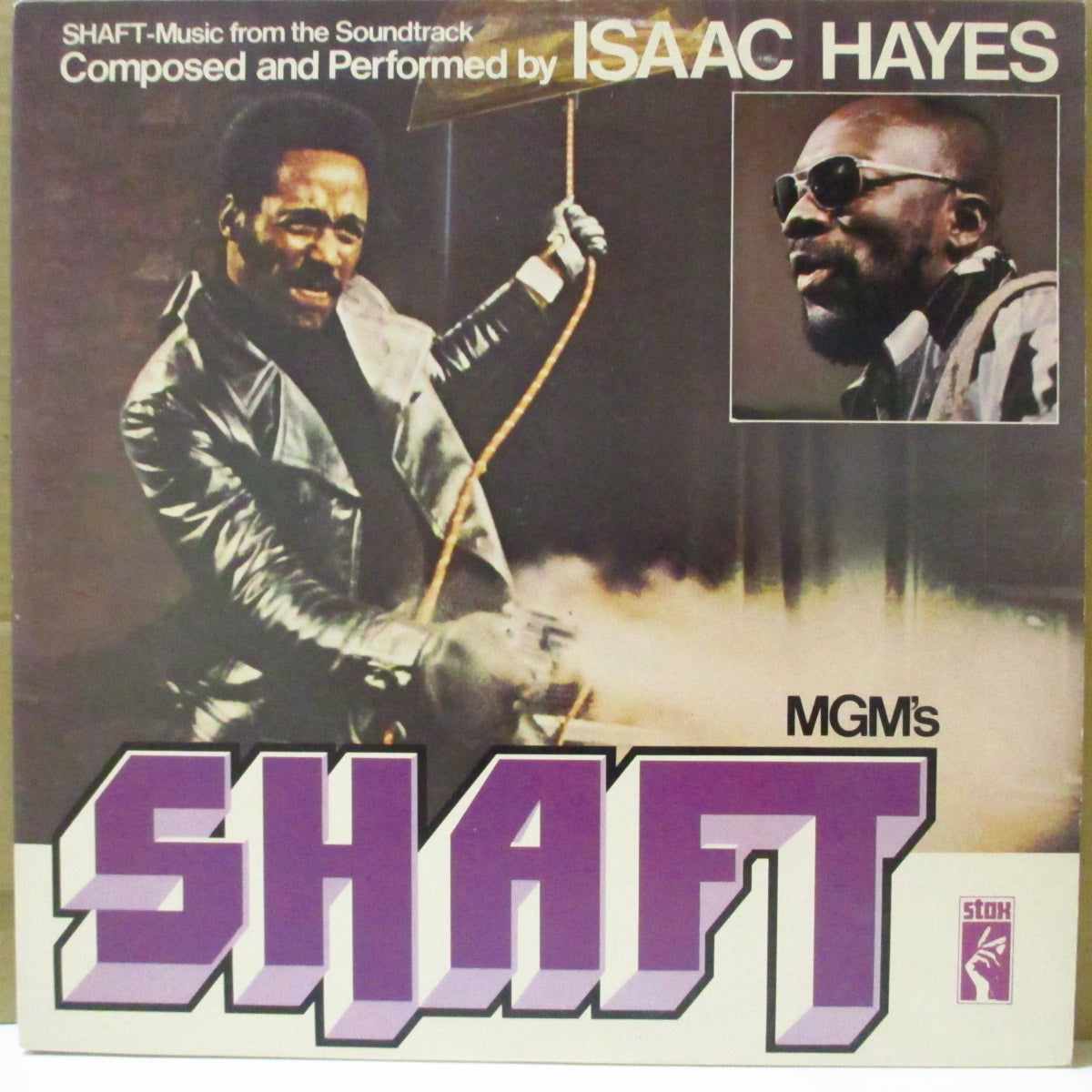 ISAAC HAYES (アイザック・ヘイズ) - Shaft (UK '71 初回品番「Stax-2659.007」オリジナル 2xLP #1/見開きジャケ) 名作サントラ!