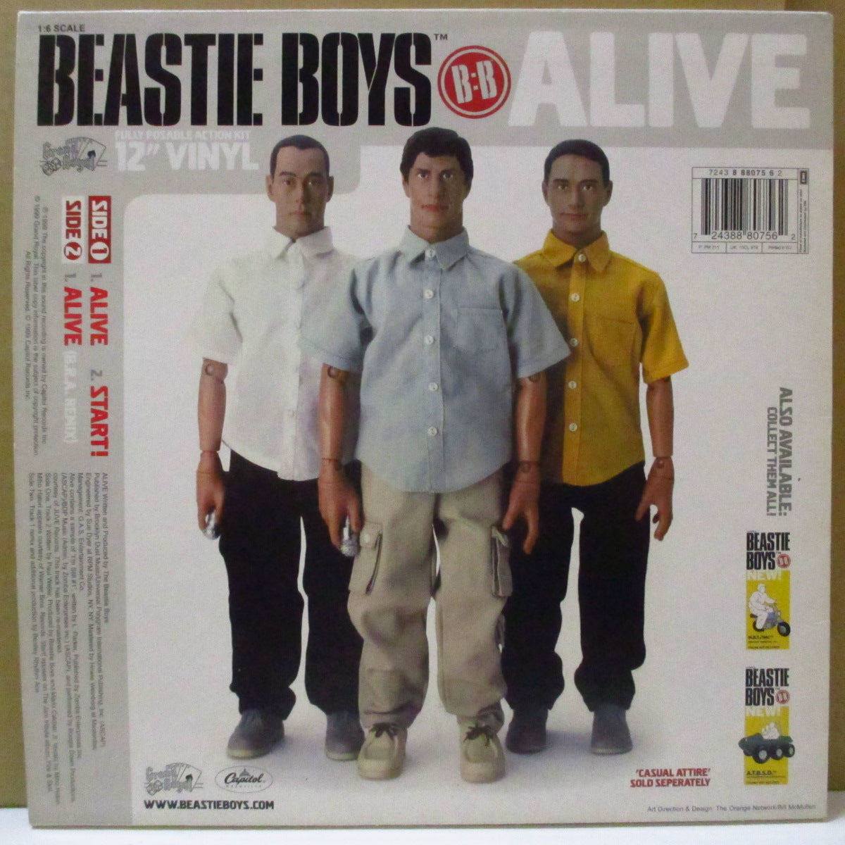 BEASTIE BOYS (ビースティ・ボーイズ) - Alive +2 (UK オリジナル 10インチ) '99年シングル