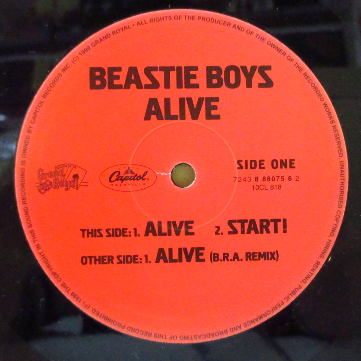 BEASTIE BOYS (ビースティ・ボーイズ) - Alive +2 (UK オリジナル 10インチ) '99年シングル