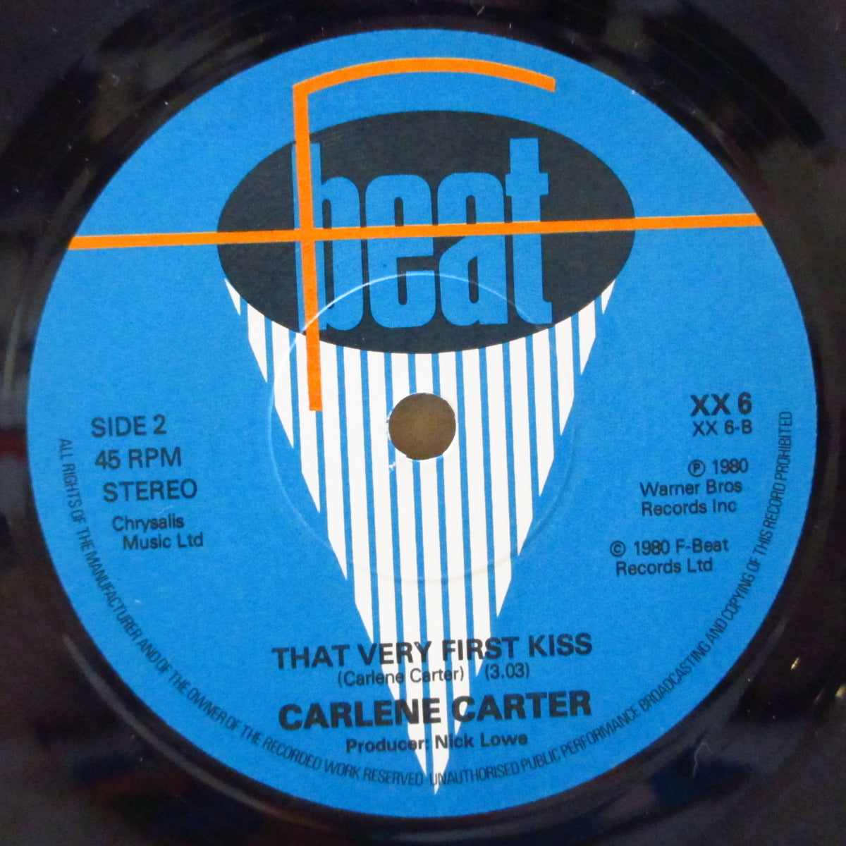 CARLENE CARTER (カーレン・カーター) - Ring Of Fire (UK オリジナル 7インチ+カンパニースリーブ)