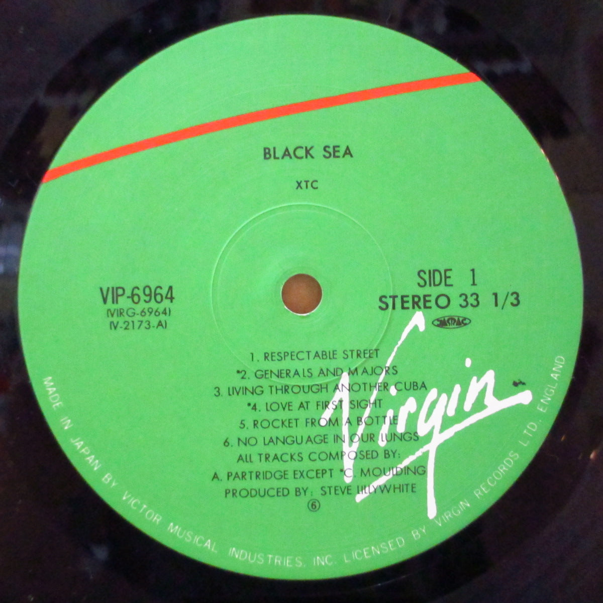 XTC - Black Sea (Japan オリジナル LP+インサート,アウタースリーブ/帯欠) '80年4thアルバム