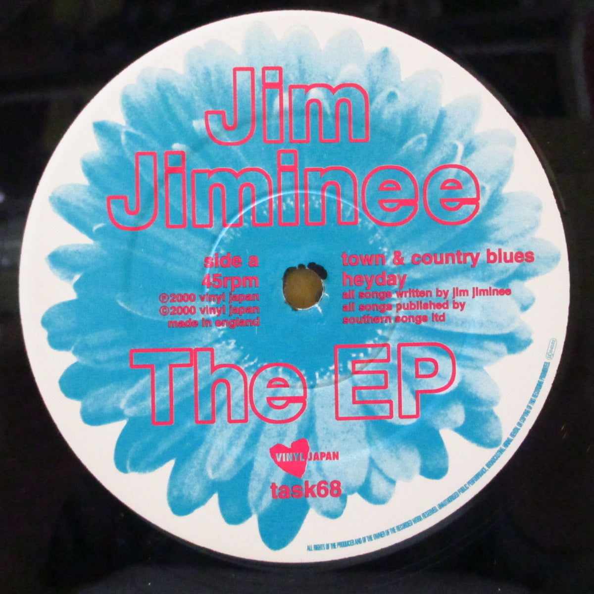 JIM JIMINEE (ジム・ジミニー) - The EP (UK オリジナル 12インチ) '00年編集盤EP