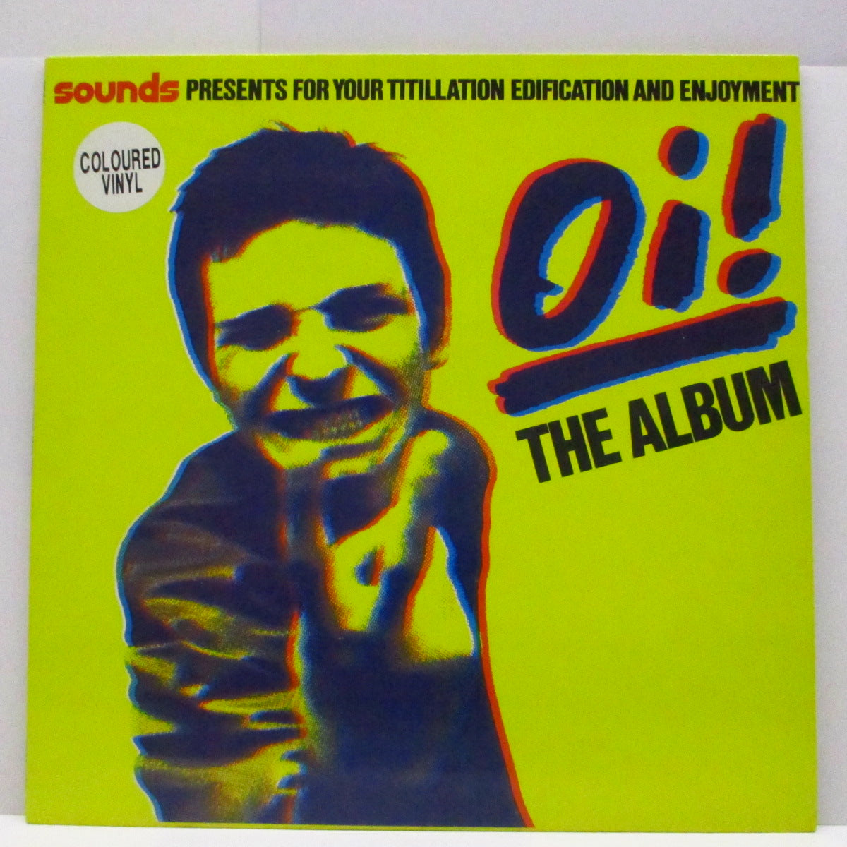 V.A. (80's UK Oi!コンピ!) - Oi! The Album (UK '97 限定再発「イエローヴァイナル」LP+ステッカー付きジャケ/AHOY LP 72)