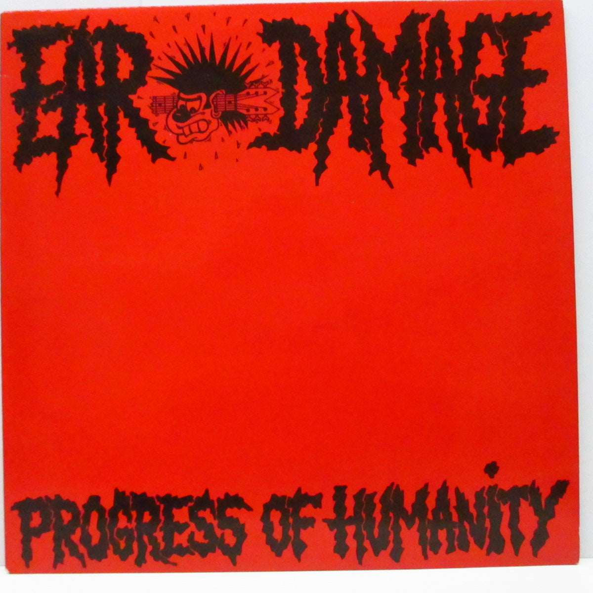 EAR DAMAGE (イヤー・ダメージ) - Progress Of Humanity (Belgium オリジナル LP+インサート)'87年ファースト!
