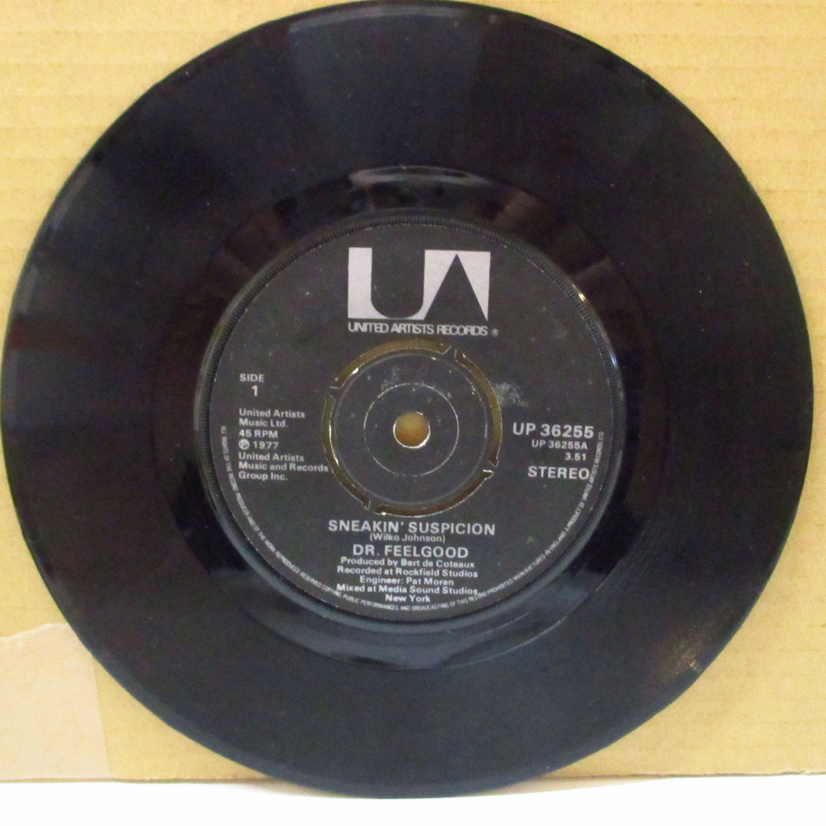 DR.FEELGOOD (ドクター・フィールグッド) - Sneakin' Suspicion (UK オリジナル 7インチ)