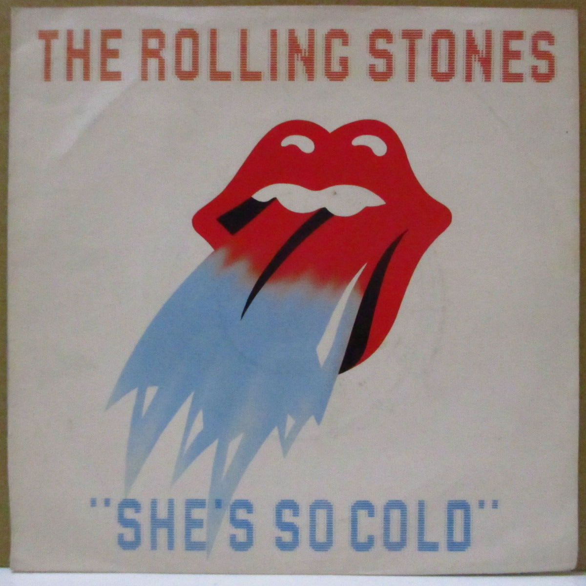 ROLLING STONES (ローリング・ストーンズ) - She's So Cold (UK '80 オリジナル「ラウンドセンター」 7インチ+マットソフト紙ジャケ)