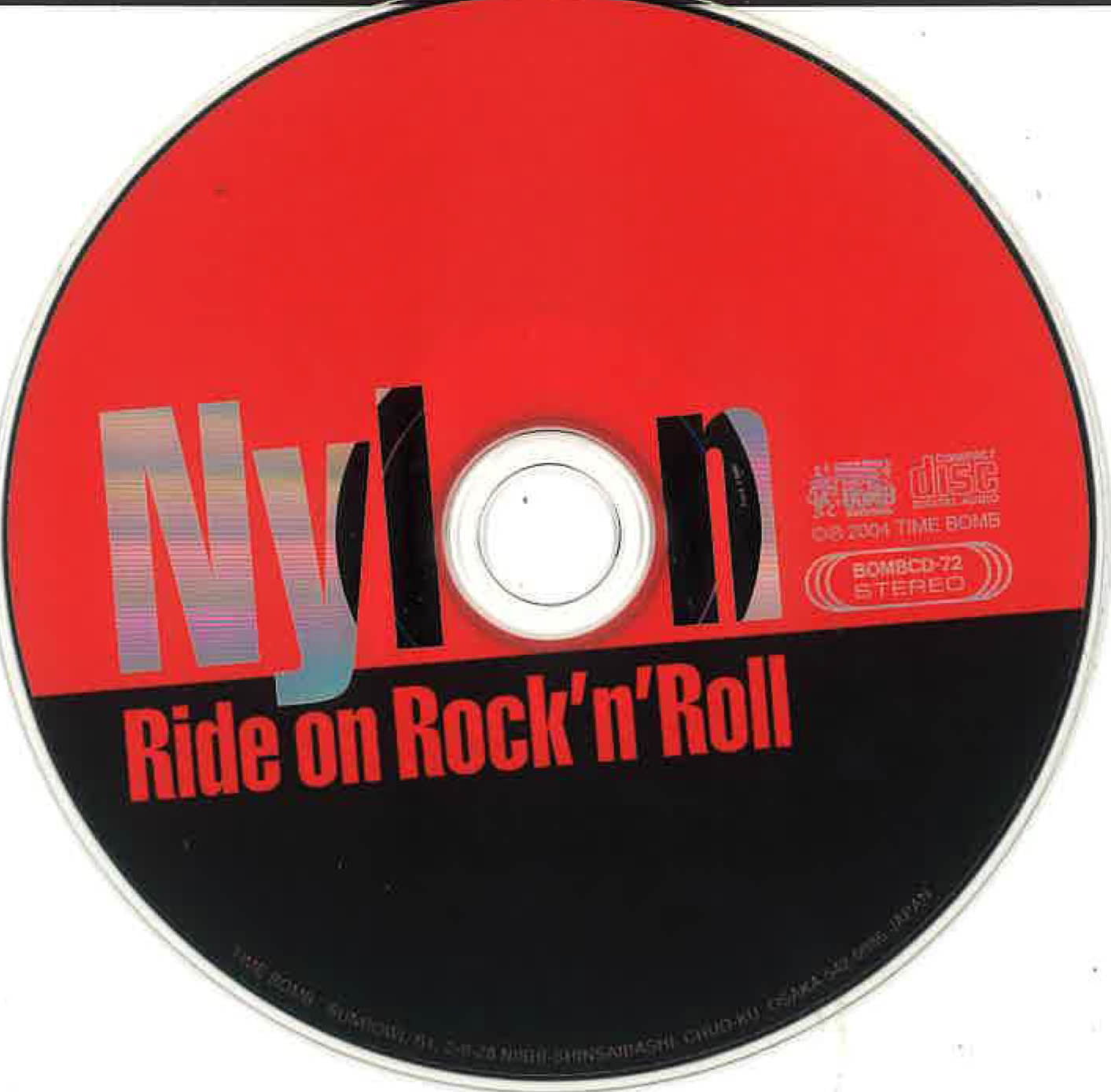 NYLON (ナイロン) - Ride On Rock'n'Roll: ライドオンロックンロール (Japan タイムボム 限定 CD /New)'04年セカンド・アルバム
