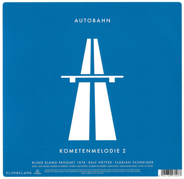 KRAFTWERK (クラフトワーク) - Autobahn (Worldwide 限定復刻再発 ジャケ付き 7インチ/NEW) '74年シングル