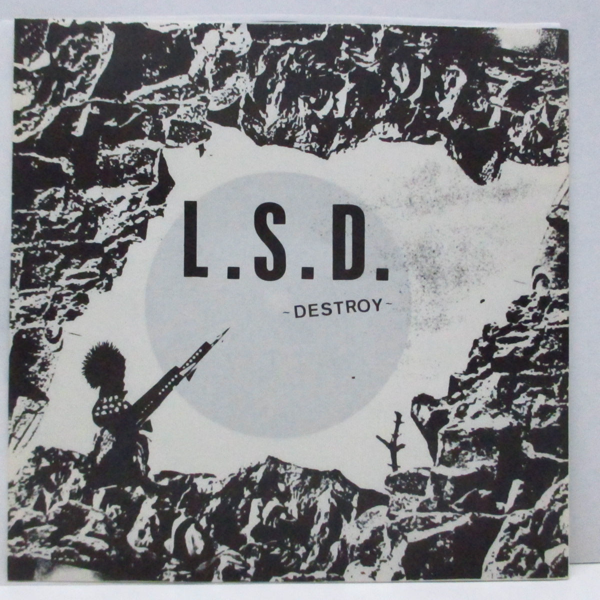 L.S.D. (エル・エス・ディー) - Destroy (Japan '84「セカンドプレス」片面 7"フレキシ+「Destroy」ジャケ)'84年ファースト EP !