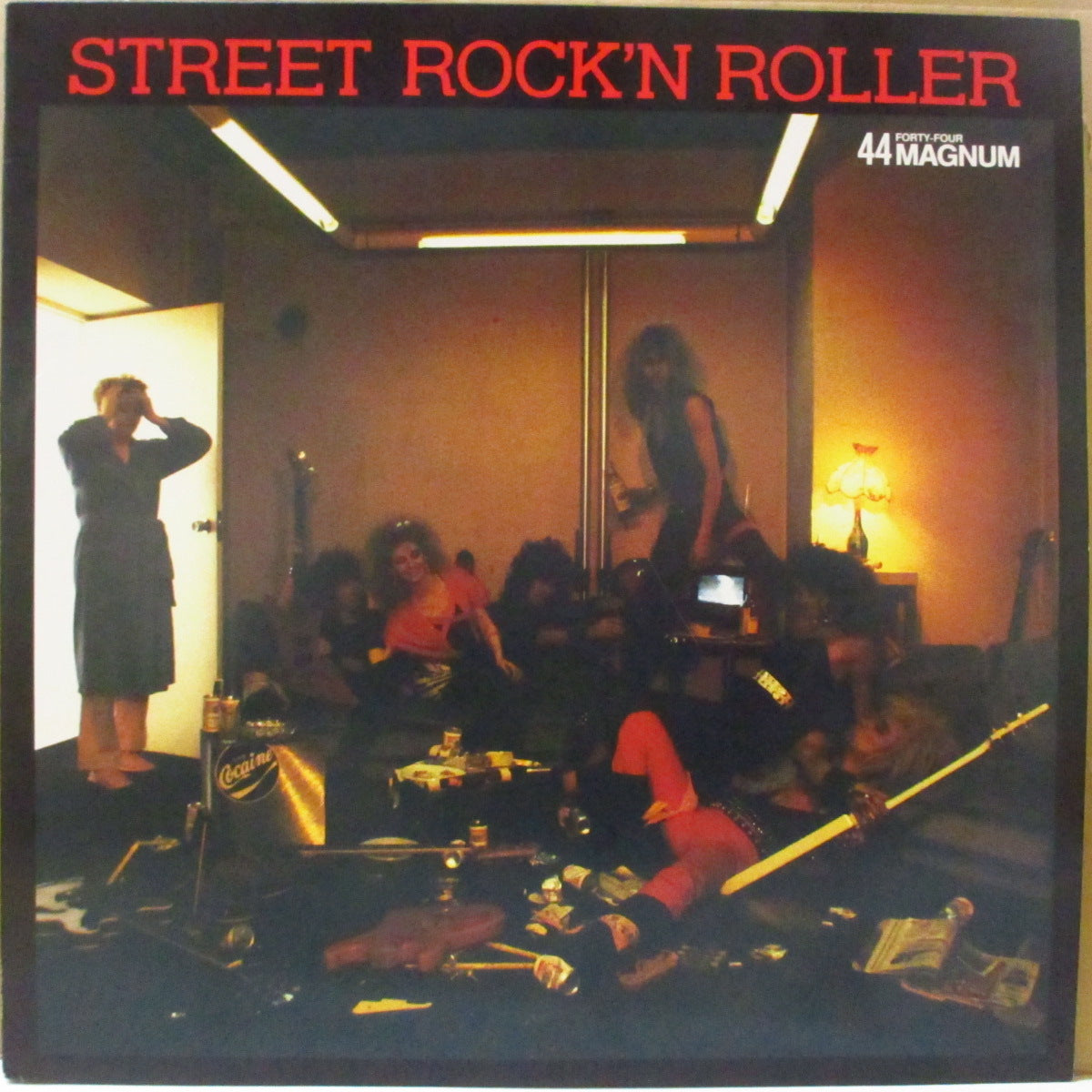 44 MAGNUM (44マグナム) - Street Rock'N Roller (Japan オリジナル LP+インサート/帯欠) '84年2ndアルバム