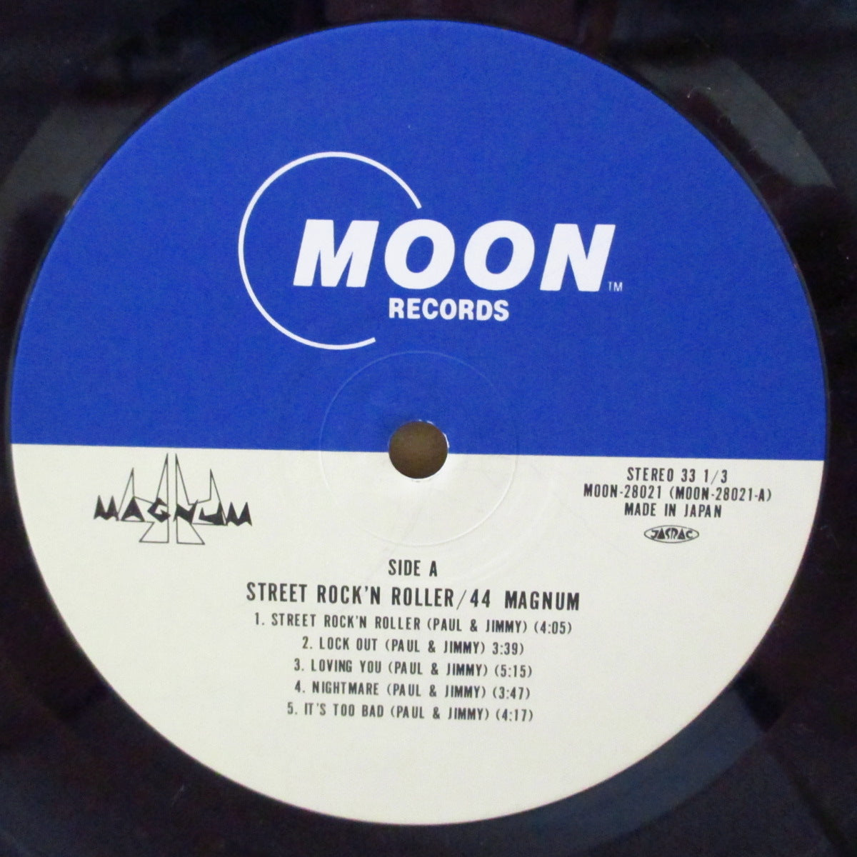 44 MAGNUM (44マグナム) - Street Rock'N Roller (Japan オリジナル LP+インサート/帯欠) '84年2ndアルバム