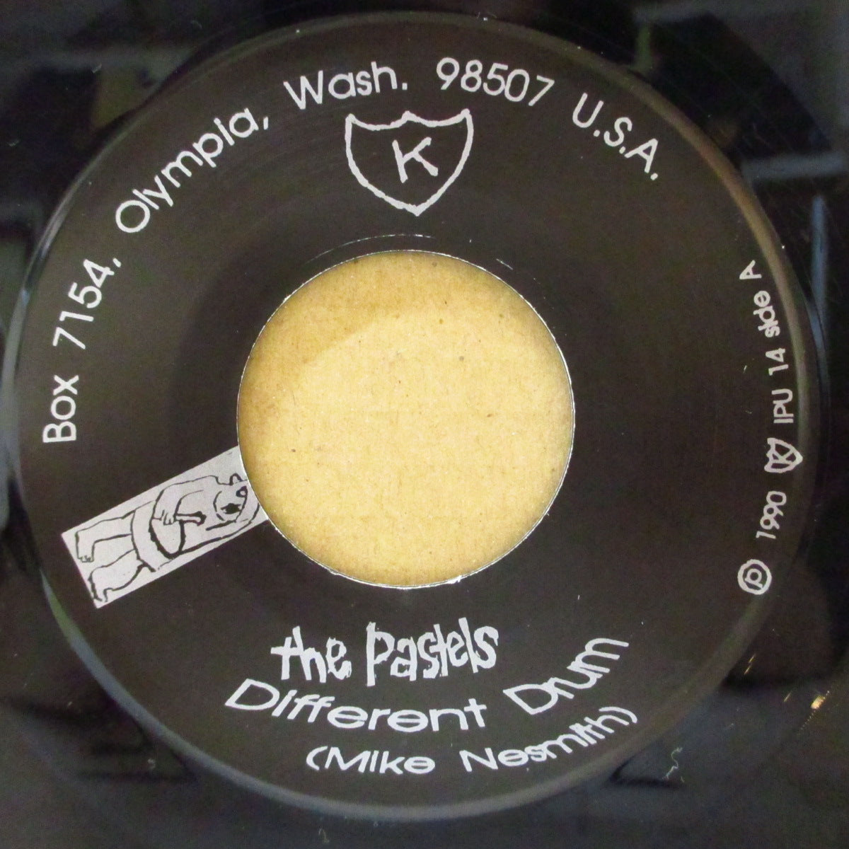 PASTELS, THE (ザ・パステルズ) - Different Drum (US '90 オリジナル 7インチ+光沢ソフト紙ジャケ)