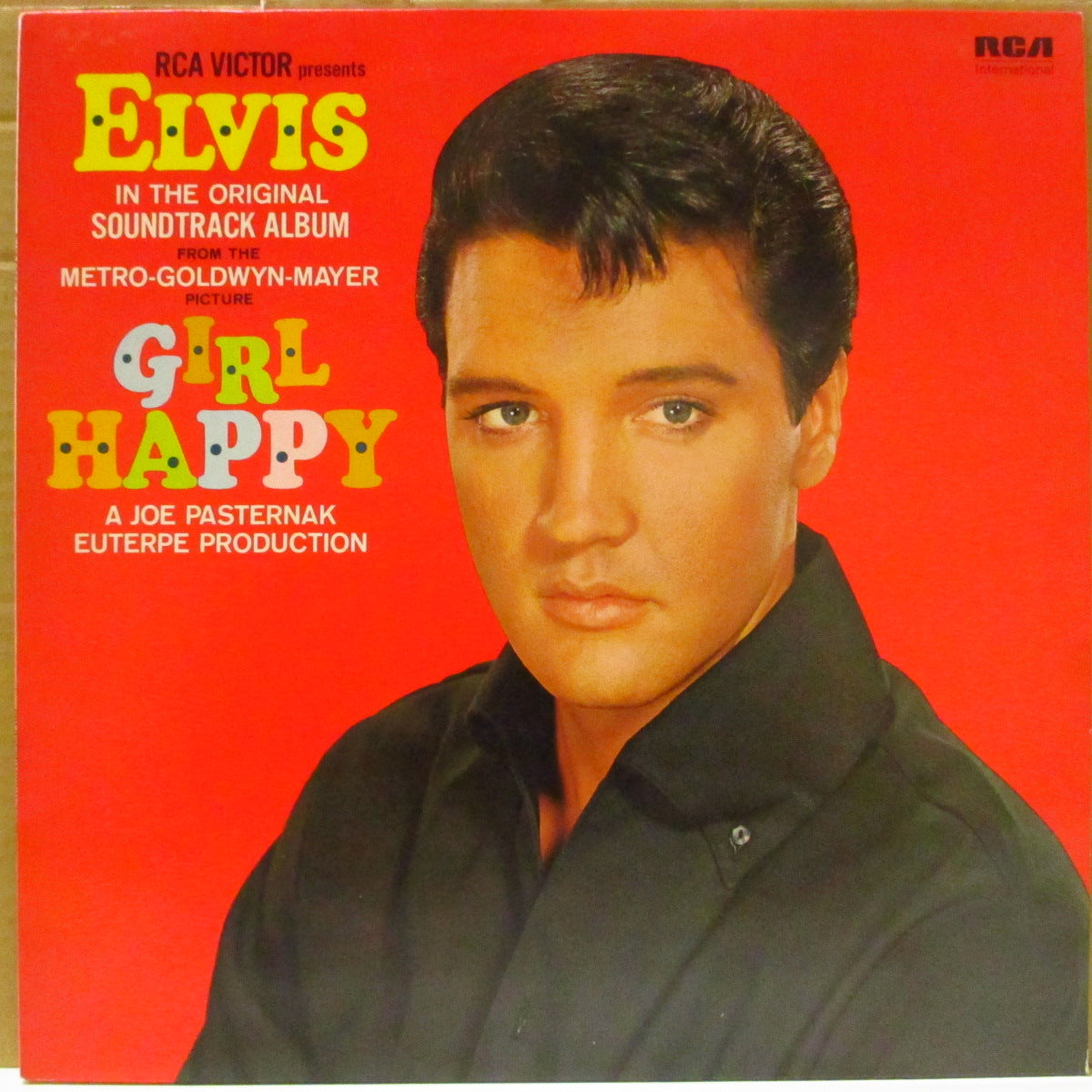 ELVIS PRESLEY (エルヴィス・プレスリー) - Girl Happy (UK '80 再発「グリーン・ラベ」ステレオ LP)