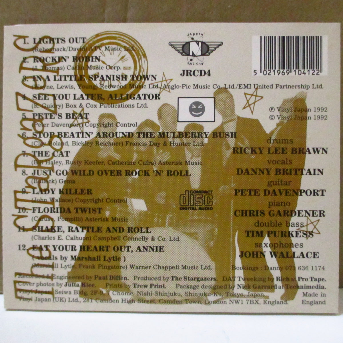 STARGAZERS (スターゲイザーズ) - The Speaking Clock Says Rock! (UK オリジナル CD) '92年3rdアルバム