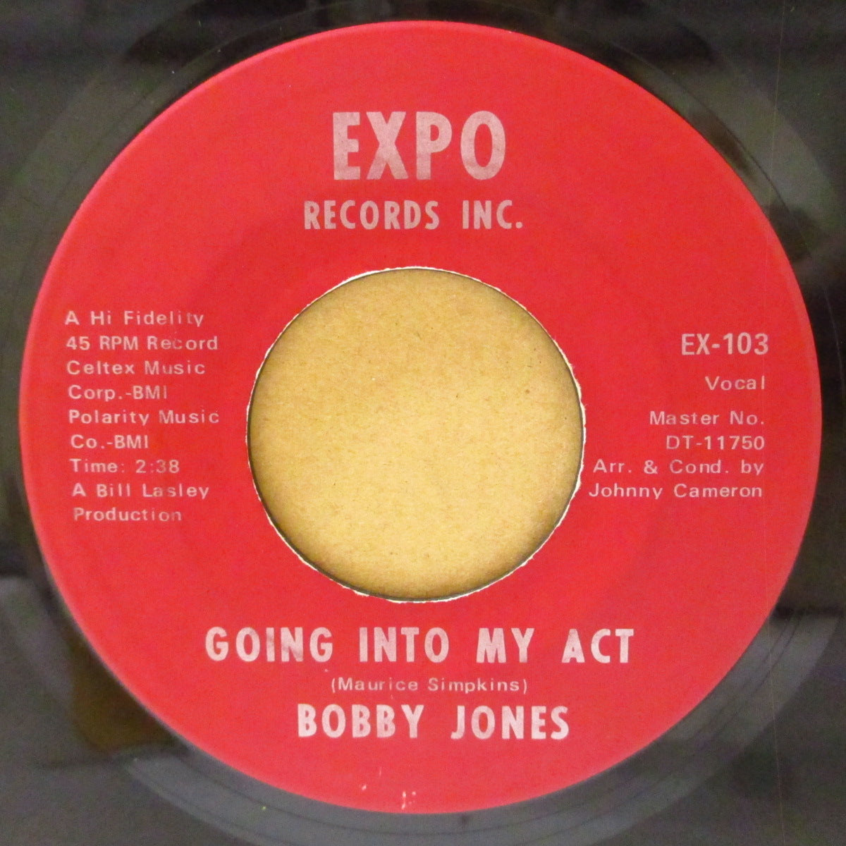 BOBBY JONES (ボビー・ジョーンズ) - I Got A Habit (US '69 オリジナル 7インチ)高速ファンキー・ノーザン!