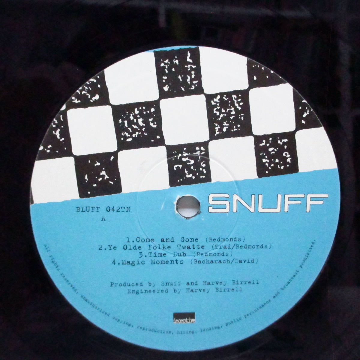 SNUFF (スナッフ) - Potatoes And Melons At Wholesale Prices Direct To You The Public (UK オリジナル 10")