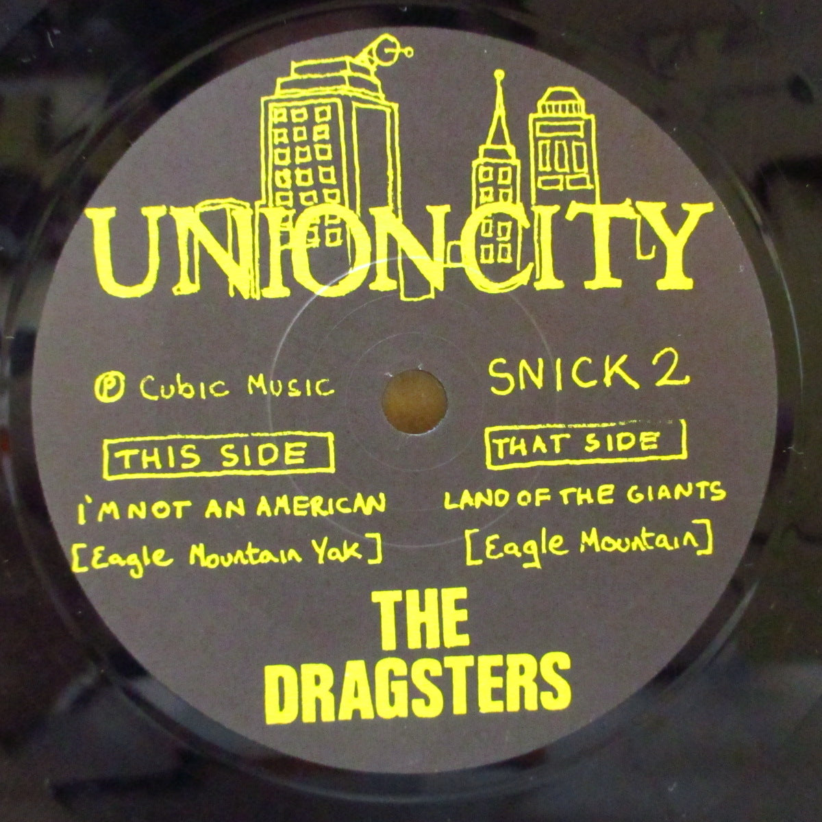 DRAGSTERS, THE (ザ・ドラッグスターズ) - I'm Not An American (UK オリジナル 7インチ+マット・ソフト紙ポスタージャケ)