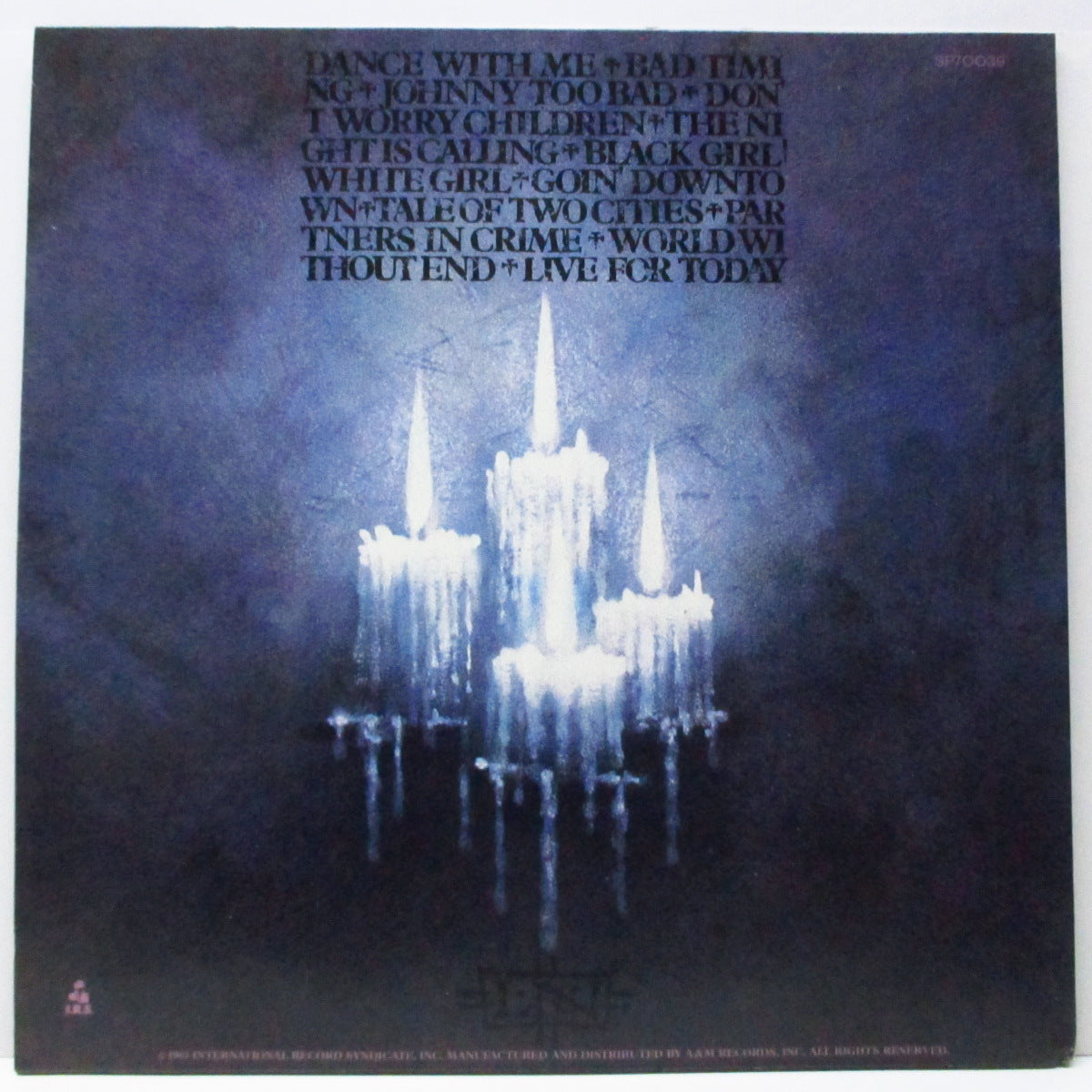 LORDS OF THE NEW CHURCH, THE (ローズ・オブ・ザ・ニュー・チャーチ) - Is Nothing Sacred? (US オリジナル LP+インナー)'83年セカンド!