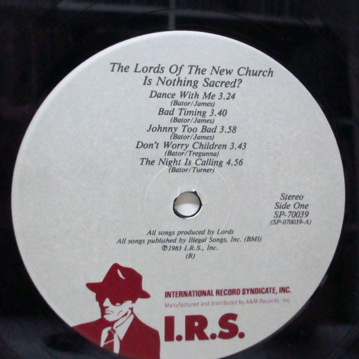 LORDS OF THE NEW CHURCH, THE (ローズ・オブ・ザ・ニュー・チャーチ) - Is Nothing Sacred? (US オリジナル LP+インナー)'83年セカンド!