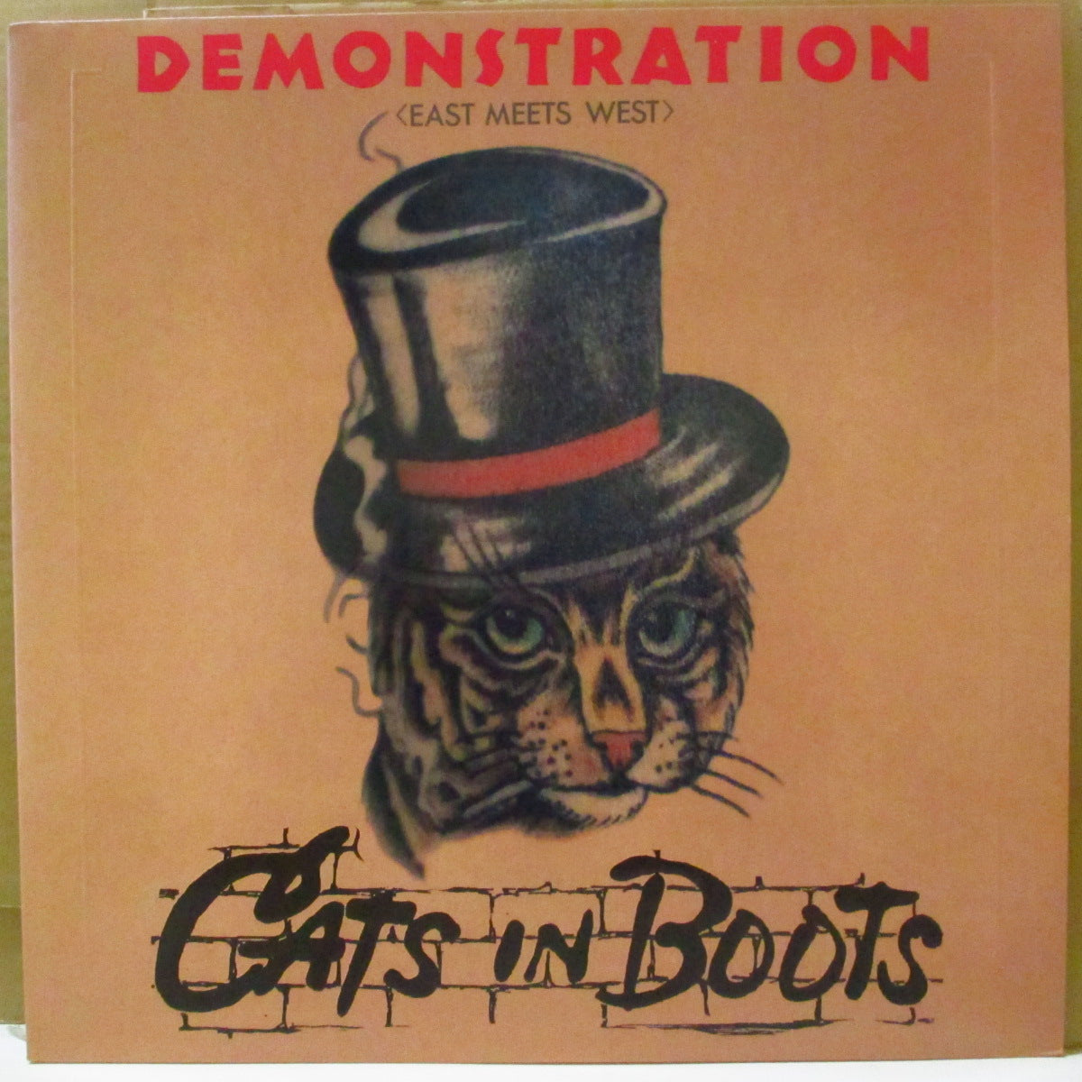 CATS IN BOOTS (キャッツ・イン・ブーツ) - Demonstration - East Meets West (Japan オリジナル MLP+インサート/光沢エンボスジャケ) '88年デビューミニアルバム