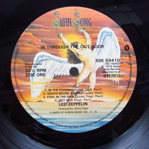 LED ZEPPELIN (レッド・ツェッペリン) - In Through The Out Door (UK Orig.+白黒 Inner/F Sleeve+Outer)