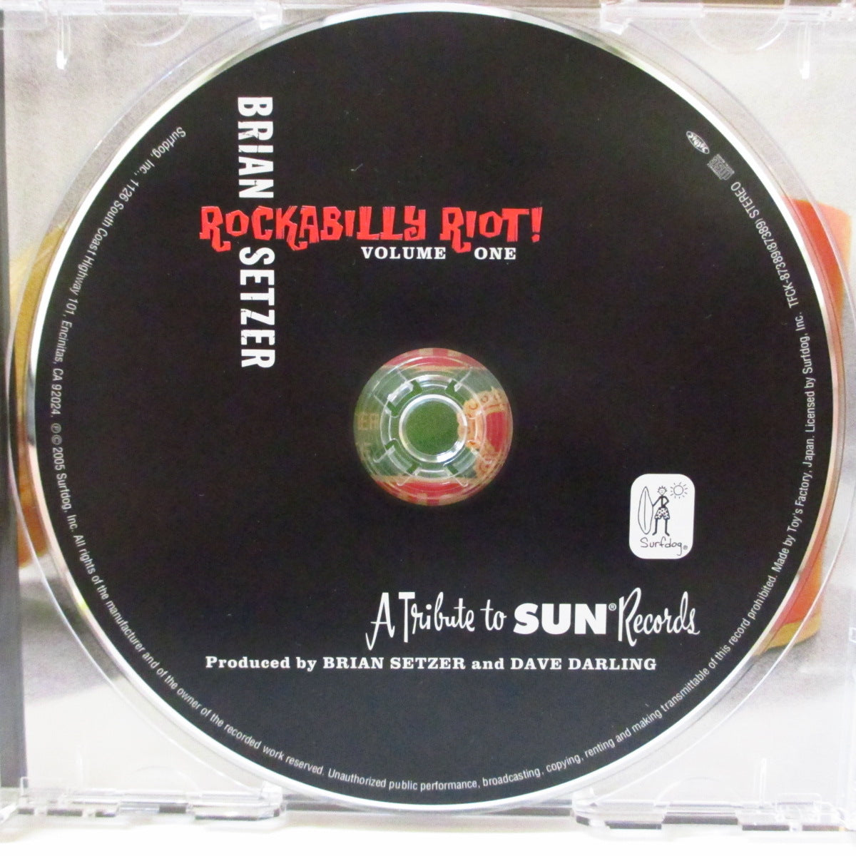 BRIAN SETZER (ブライアン・セッツァー) - Rockabilly Riot Vol.1 (Japan オリジナル CD+帯, インサート) '05年カバーアルバム