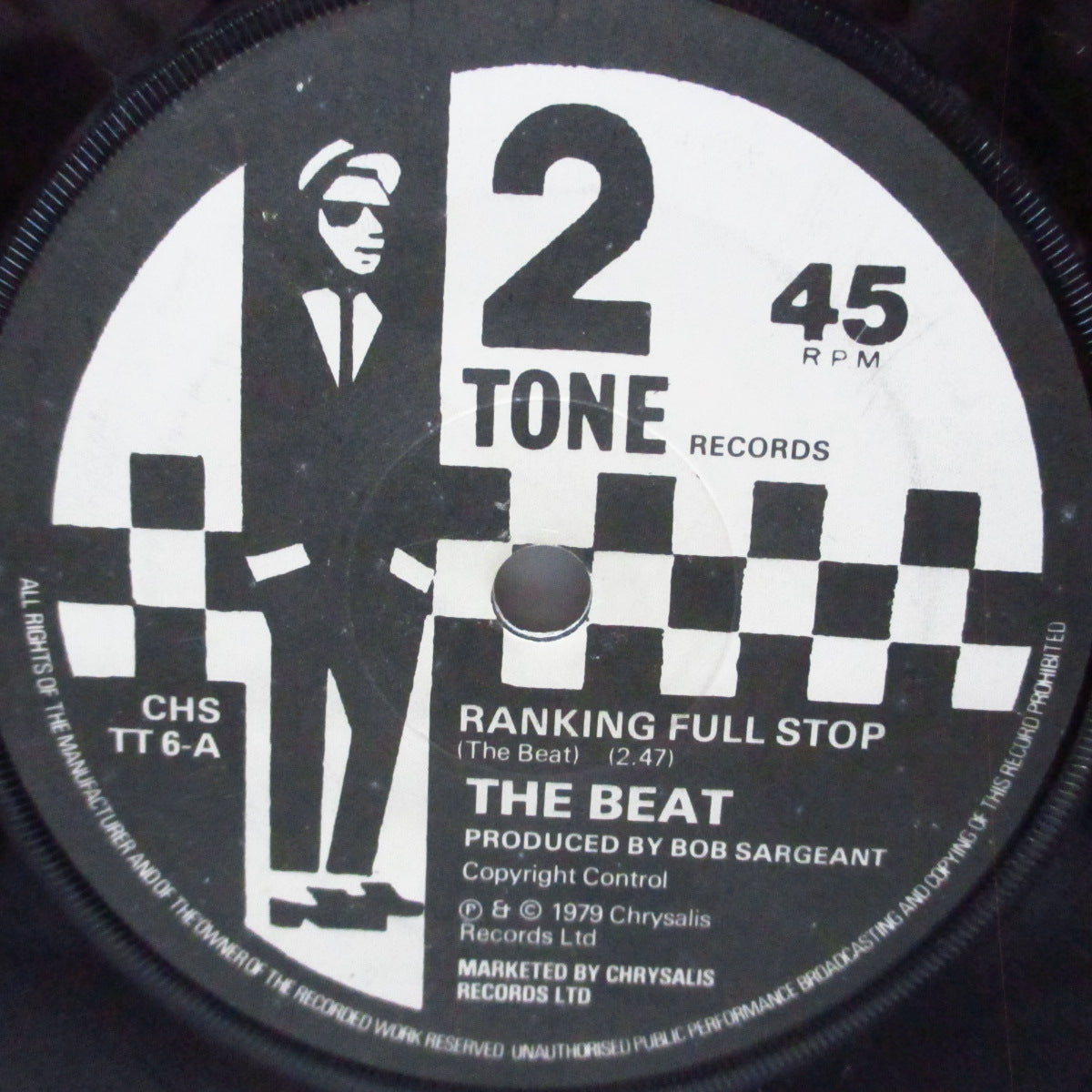 (English) BEAT, THE (ザ ・イングリッシュ・ビート) - Tears Of A Clown (UK オリジナル「紙ラベ」フラットセンター 7"/カンパニースリーブ) '79年ファースト!