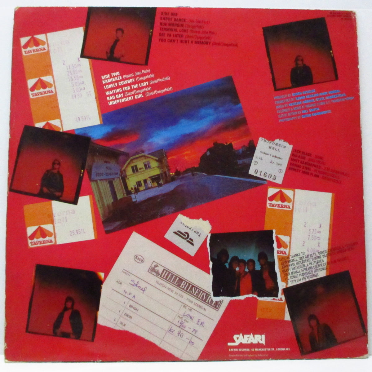 BOYS, THE (ザ・ボーイズ) - To Hell With The Boys (UK オリジナル LP+インナー、インサート)ブックレット無し!