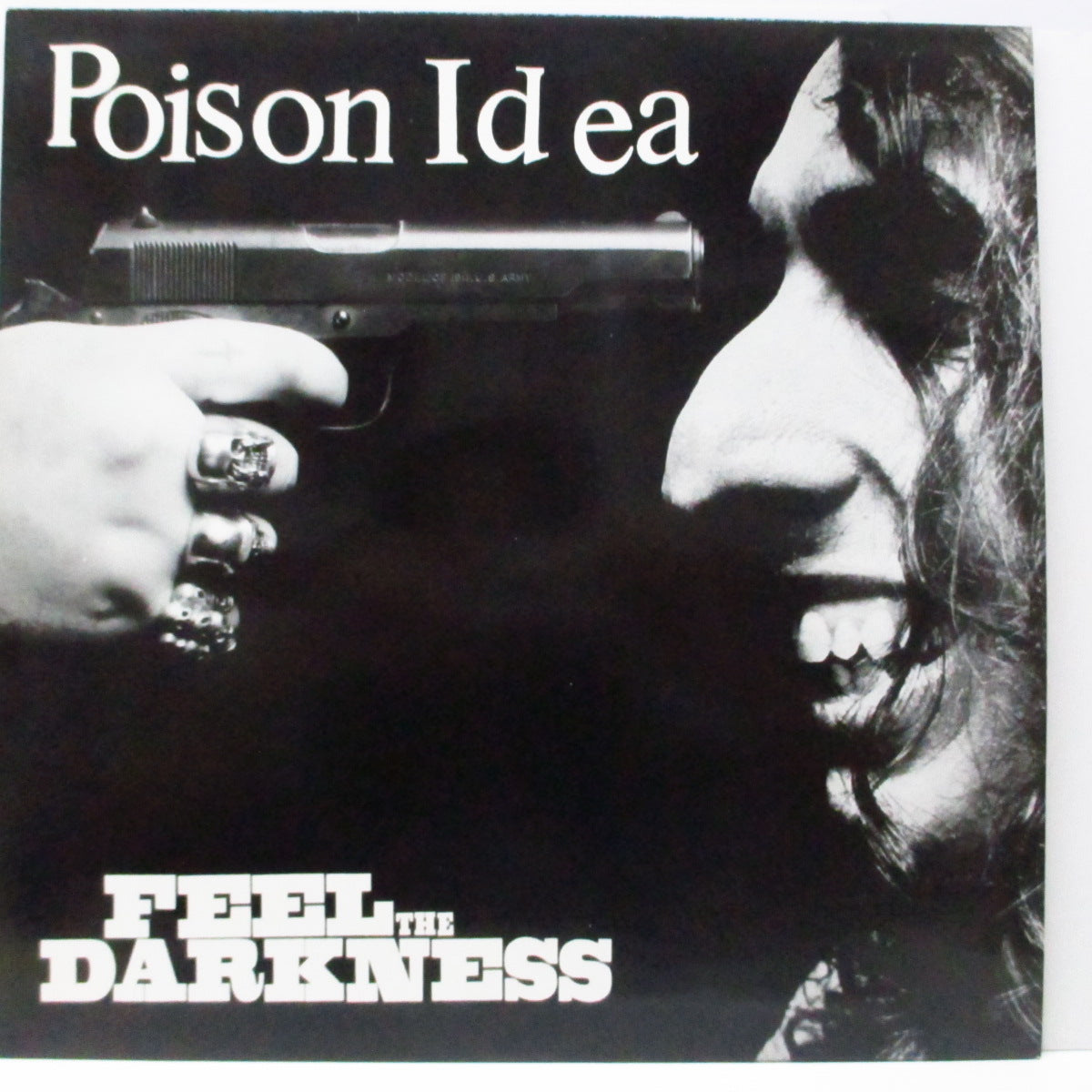 POISON IDEA (ポイズン・アイデア) - Feel The Darkness (UK オリジナル LP+インナー)'90年サード!