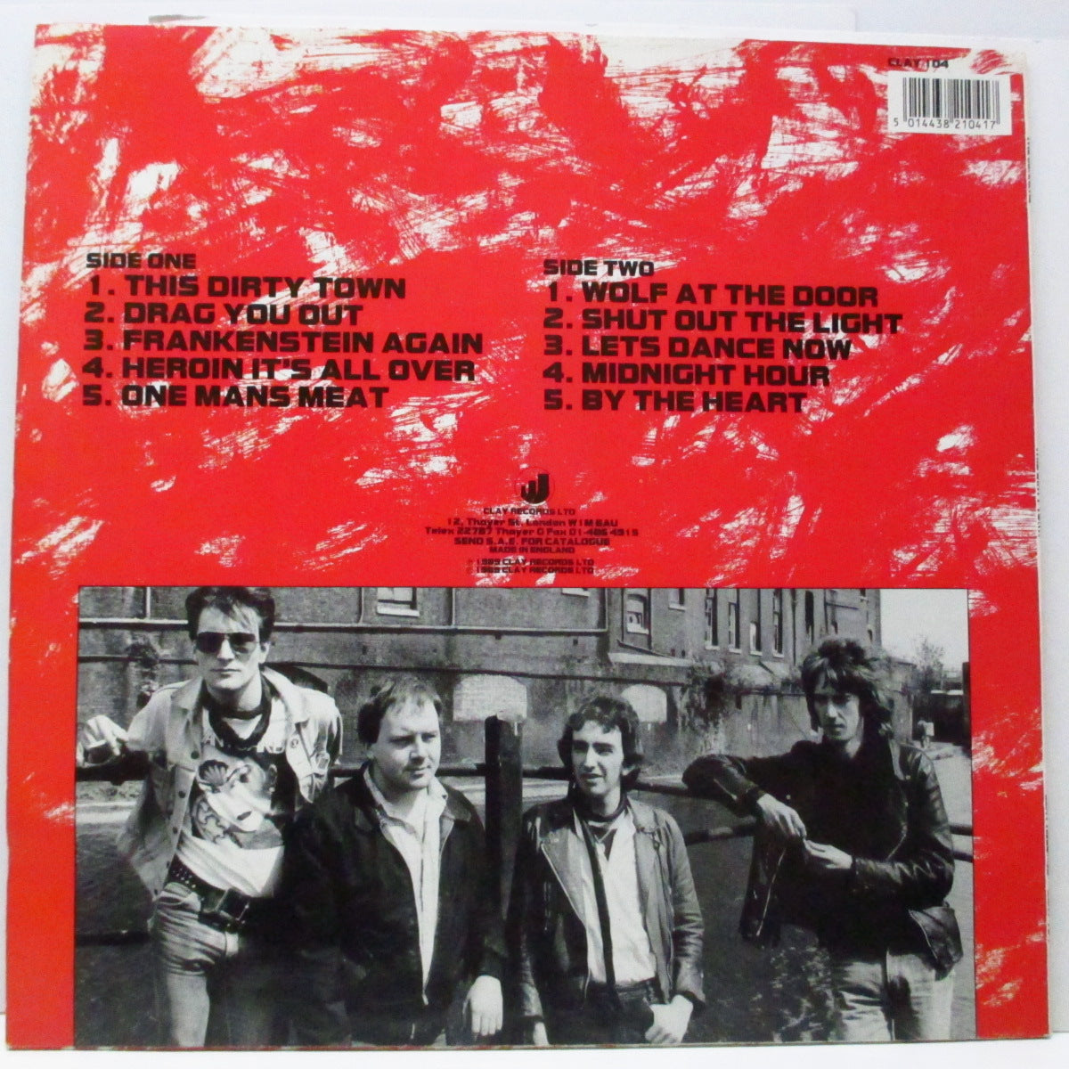 LURKERS, THE (ザ ・ラーカーズ) - This Dirty Town (UK オリジナル「ブラックヴァイナル」LP) '82〜'84年アルバム未収録シングル集 !