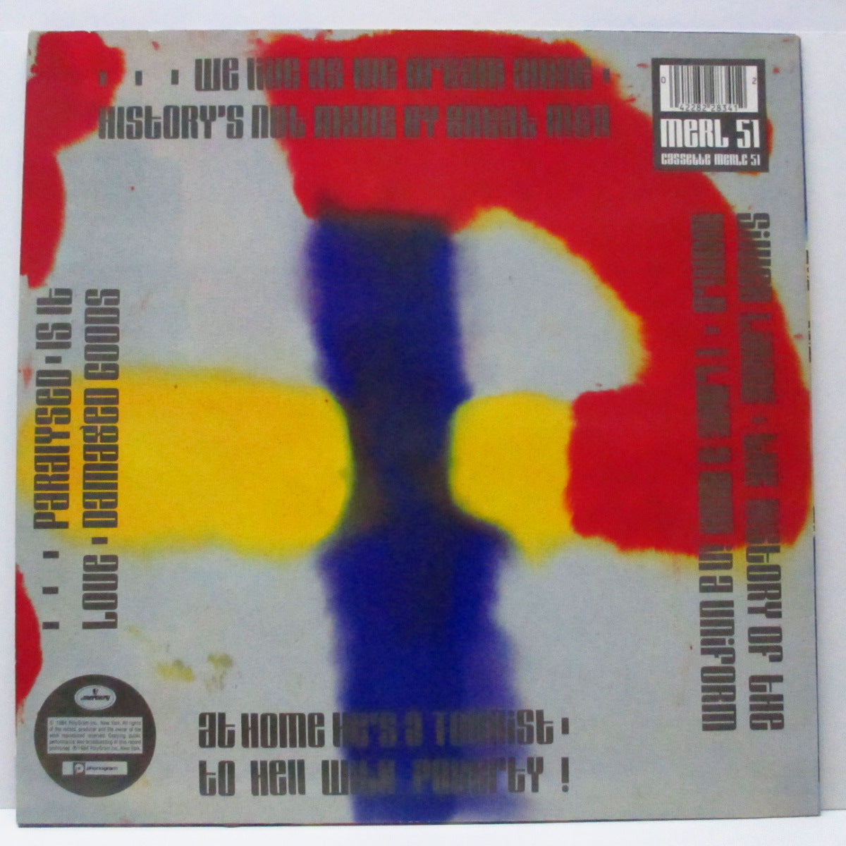 GANG OF FOUR (ギャング・オブ・フォー) - At The Palace (UK オリジナル LP+インナー) ライブ盤!