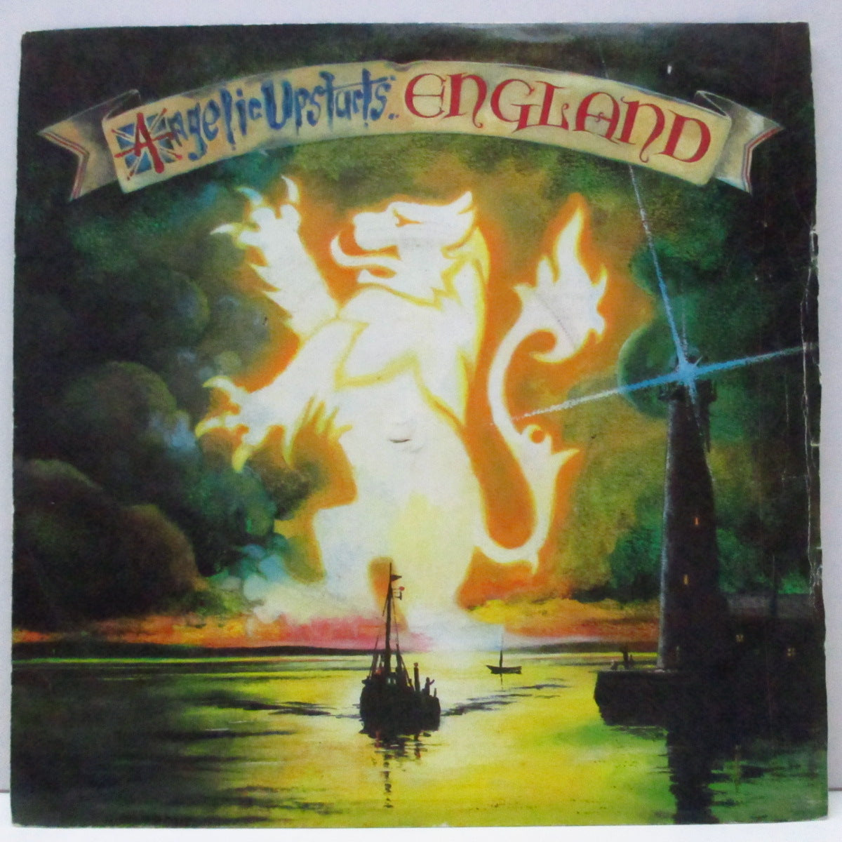 ANGELIC UPSTARTS (エンジェリック・アップスターツ) - England / Stick's Diary (UK オリジナル 7"/光沢ソフト紙折り返ジャケ)