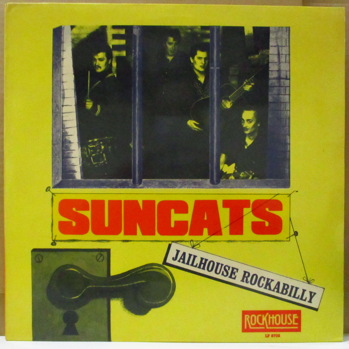 SUNCATS (サンキャッツ) - Jailhouse Rockabilly (Dutch オリジナル LP) '87年1stアルバム