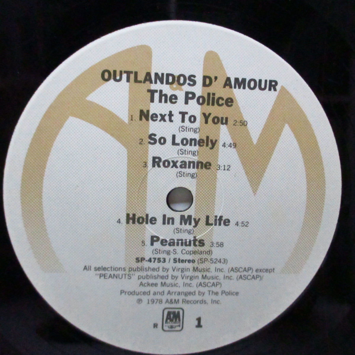 POLICE, THE (ザ ・ポリス) - Outlandos D'amour (US オリジナル LP+インナー/「緑ロゴ」ジャケ)