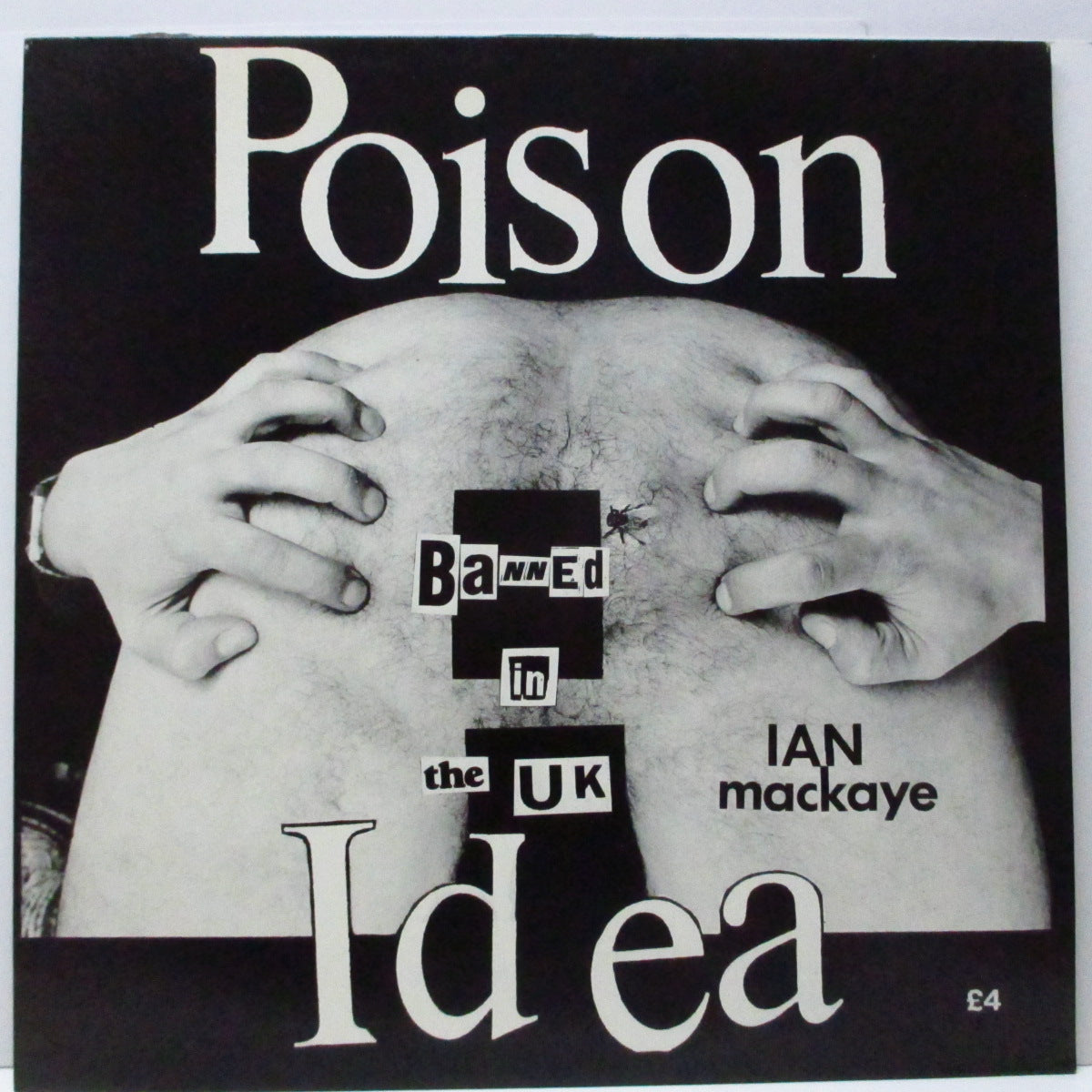 POISON IDEA (ポイズン・アイデア) - Ian Mackaye (UK '89 再発6曲入り LP+修正ジャケ/FACE 06)