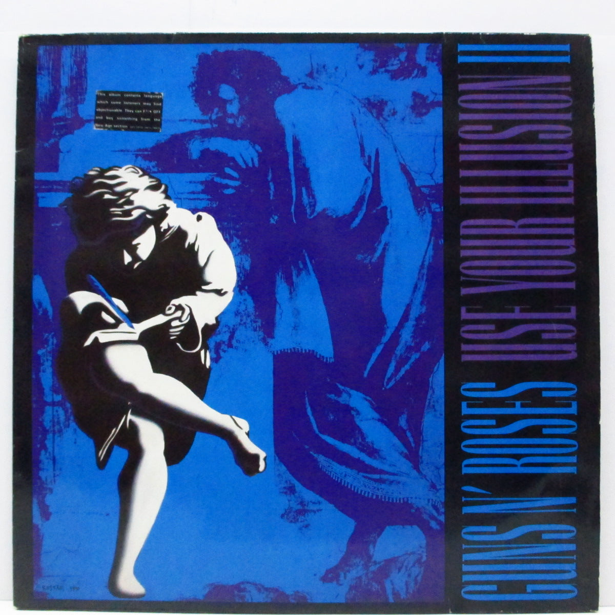 GUNS N' ROSES (ガンズ・アンド・ローゼズ) - Use Your Illusion II (EU オリジナル 2xLP+インナー/ステッカー付ジャケ)