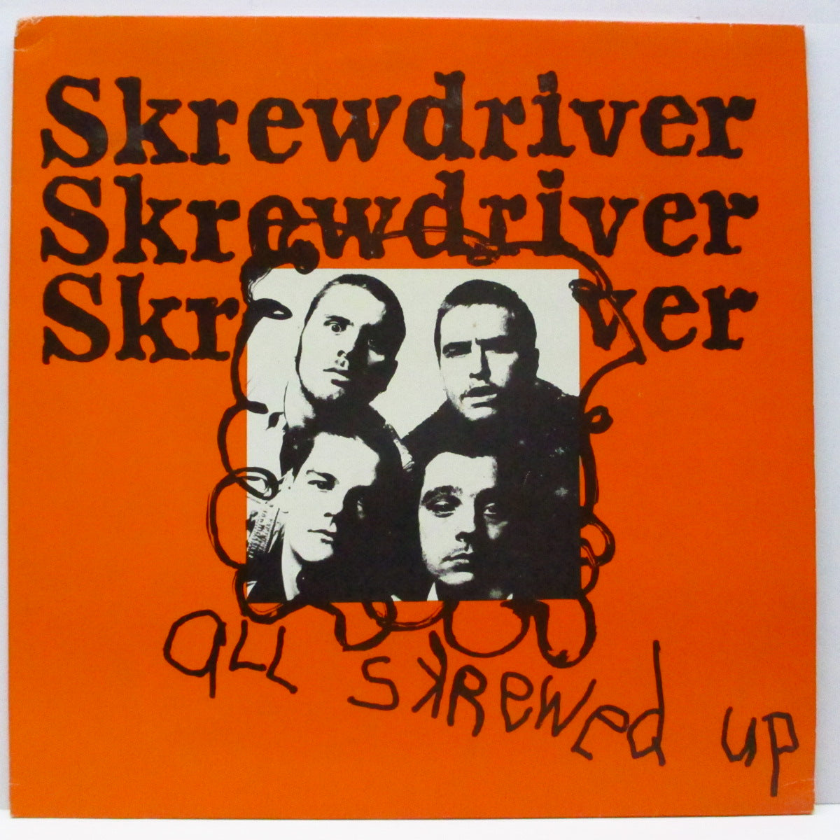 SKREWDRIVER (スクリュードライバー) - All Skrewed Up (EU 00's 限定リプロ再発 LP/「オレンジ」ジャケ) '77年ファースト!