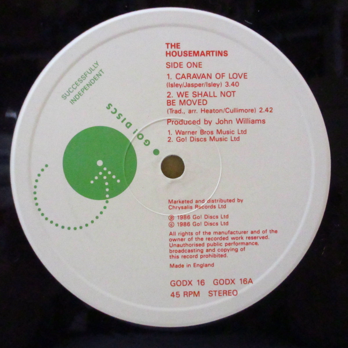 HOUSEMARTINS, THE (ザ・ハウスマーティンズ) - Caravan Of Love +4 (UK オリジナル 12インチ) '86年シングル