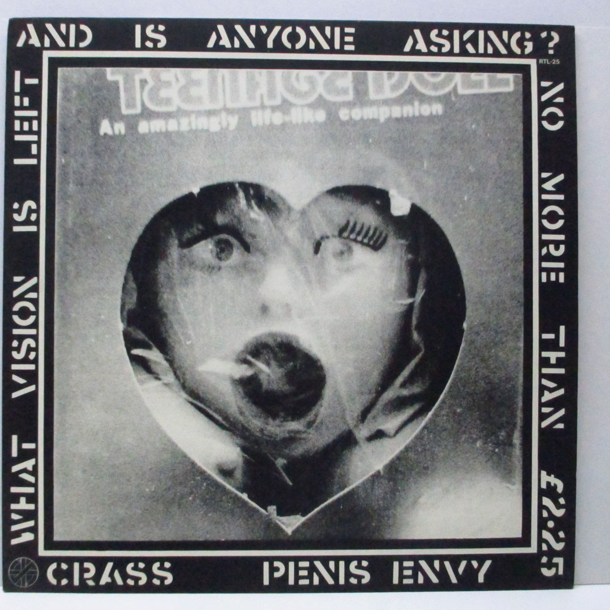 CRASS (クラス) - Penis Envy (Japan オリジナル LP+ポスター/帯欠) 近年稀な美品!