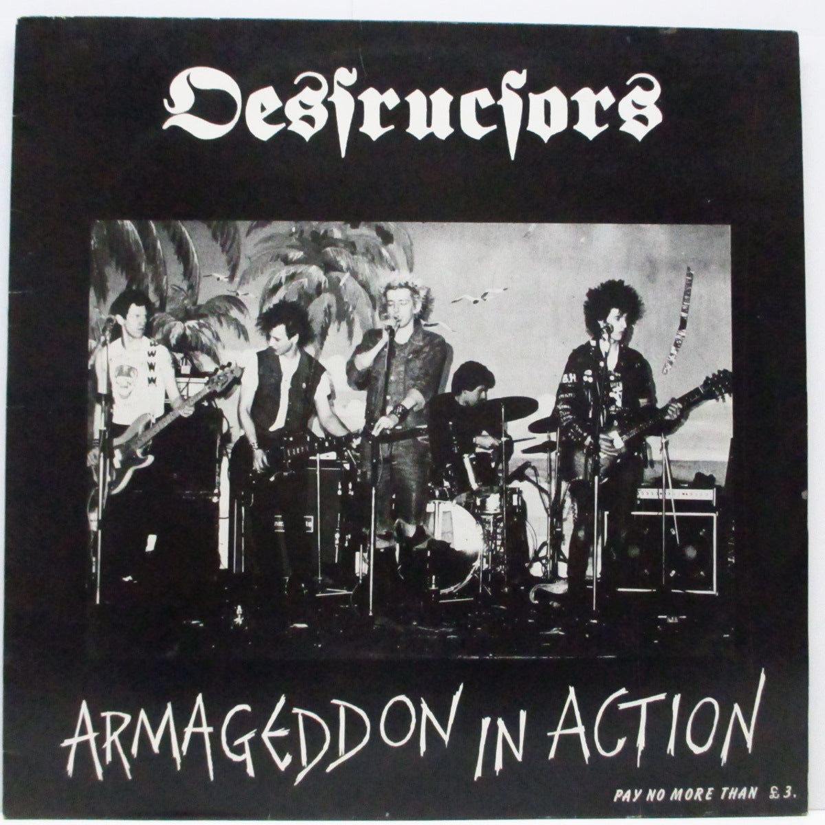 DESTRUCTORS (デストラクターズ) - Armageddon In Action (UK オリジナル LP)