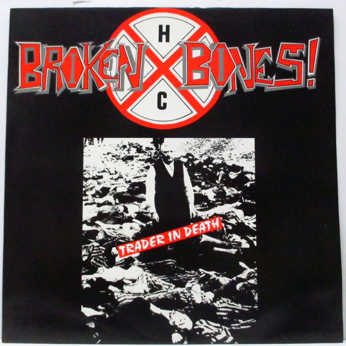 BROKEN BONES (ブロークン・ボーンズ) - Trader In Death (UK オリジナル「白/赤/黄」ラベ LP)