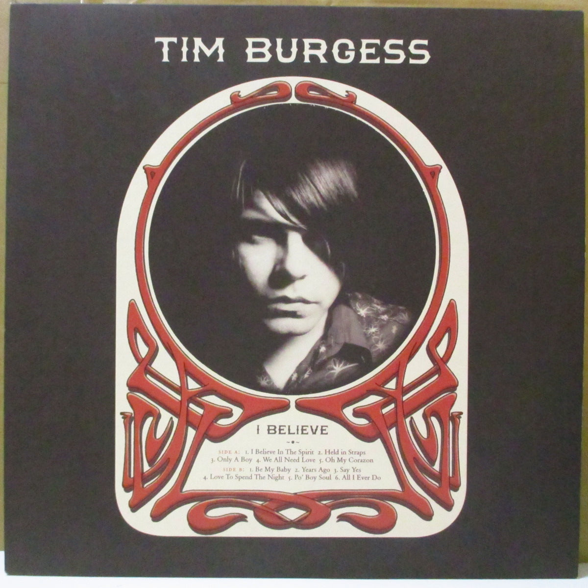 TIM BURGESS (ティム・バージェス) - I Believe (EU オリジナル180グラム重量 LP) '03年1stソロアルバム
